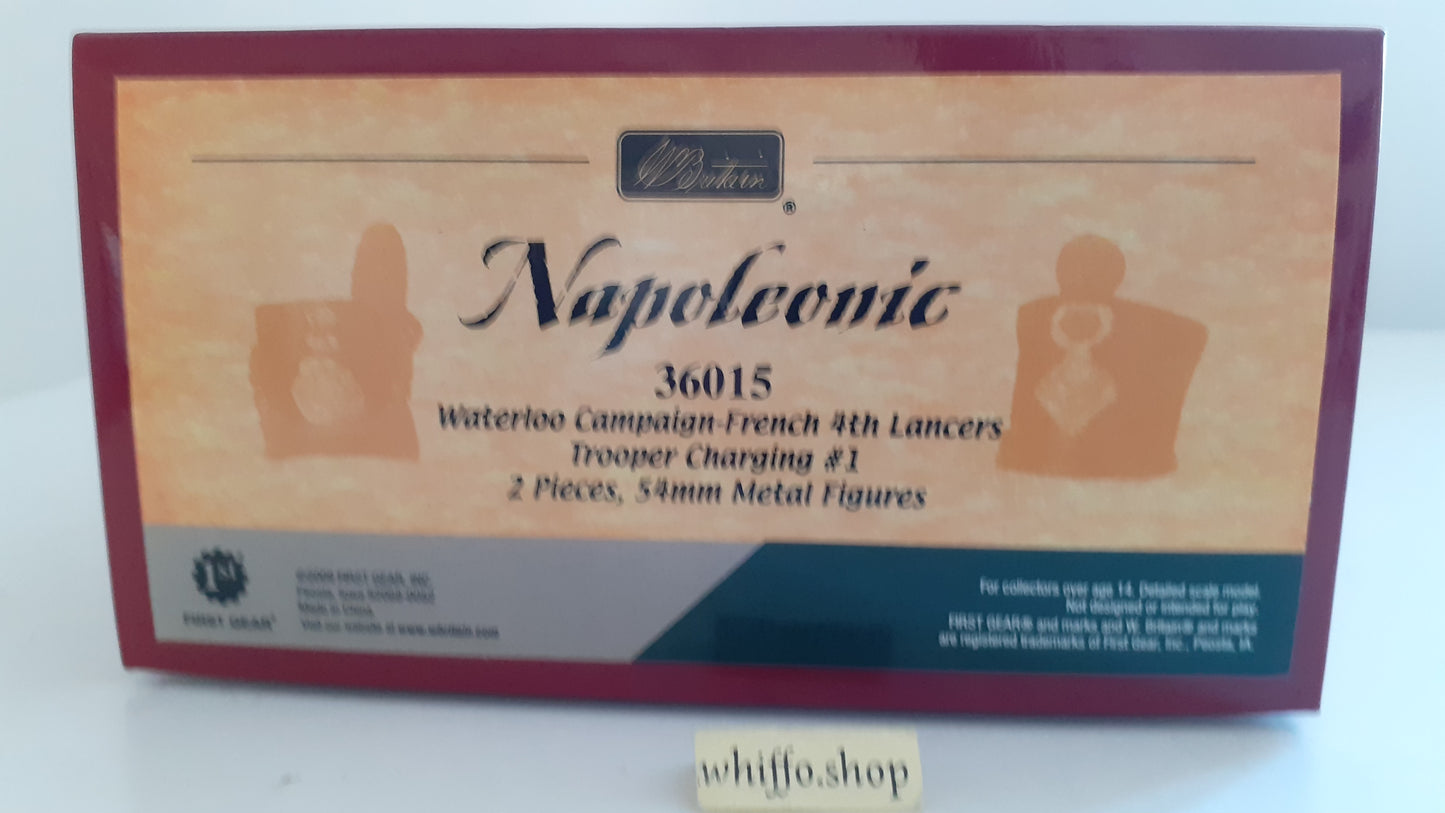 Britains 36015 Napoleonic french 4th lancers 500 Made waterloo 2009 1:32wb44