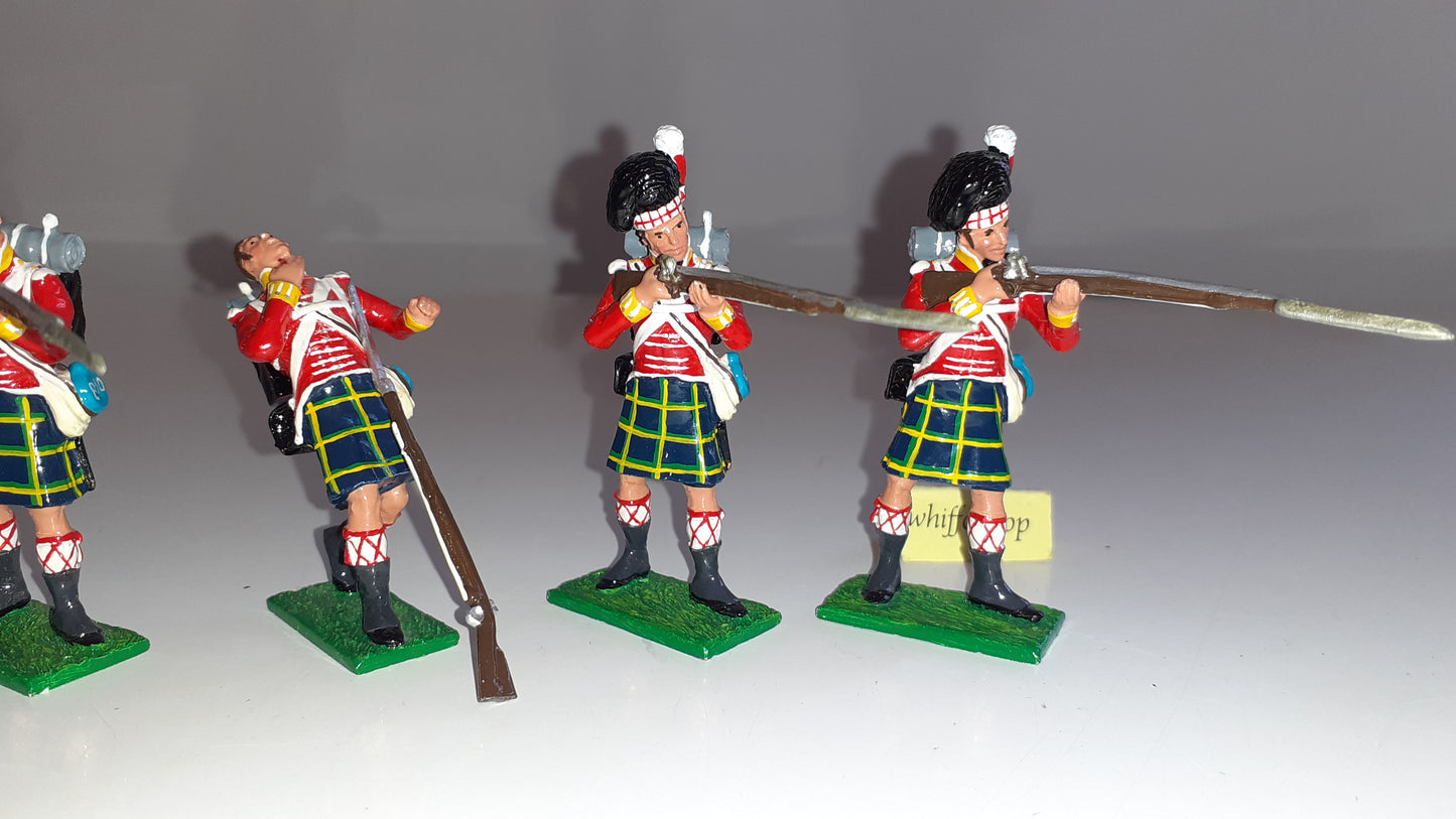 Little Legion Napoleonic Waterloo Gordon Highlanders Wb19 Box 1:32 metal S7