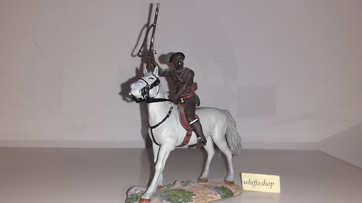 Britains 20048 Zulu War Induna Prince Dabulamanzi Mounted 2008 boxed S8