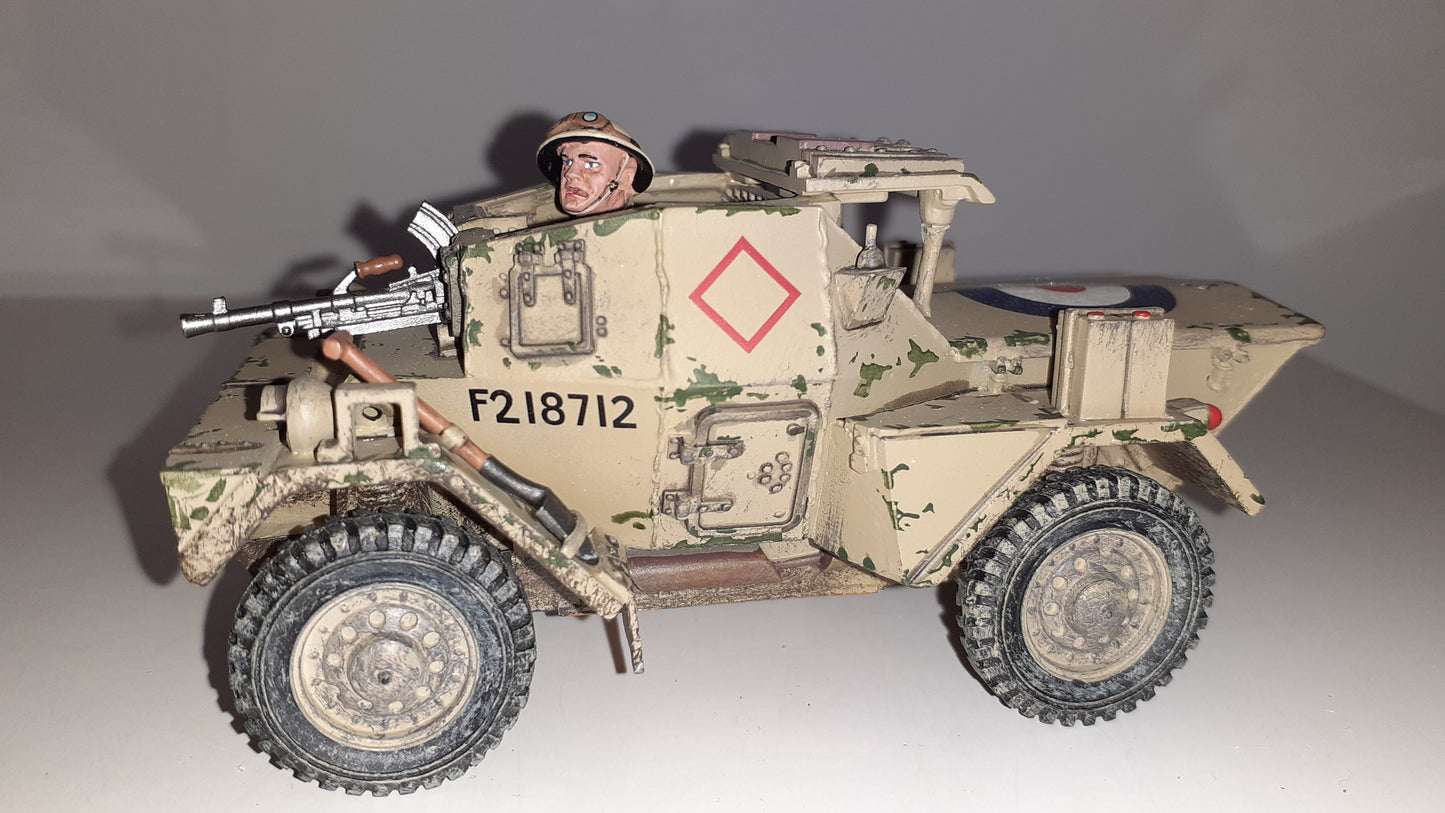 King and country ww2 Ea66 8th army Desert Dingo Daimler Tank boxed 2012 Wdb1