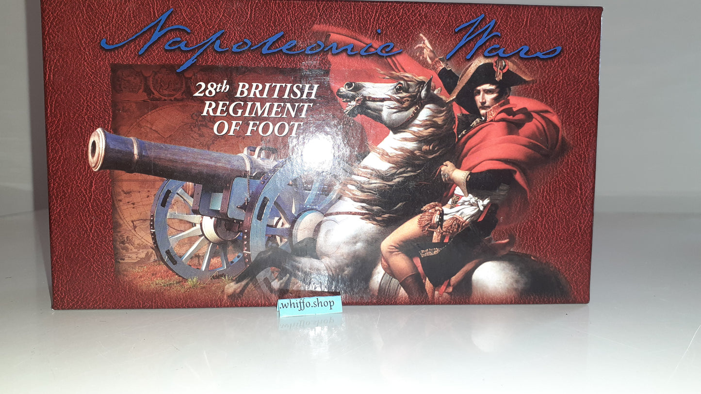 Britains 17258 2001 British 28th Foot Waterloo Napoleonic 1:32 metal boxed  S8b for sale