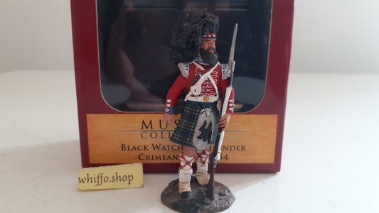 Britains 10001 museum collection black crimean war Highlander metal boxed s8