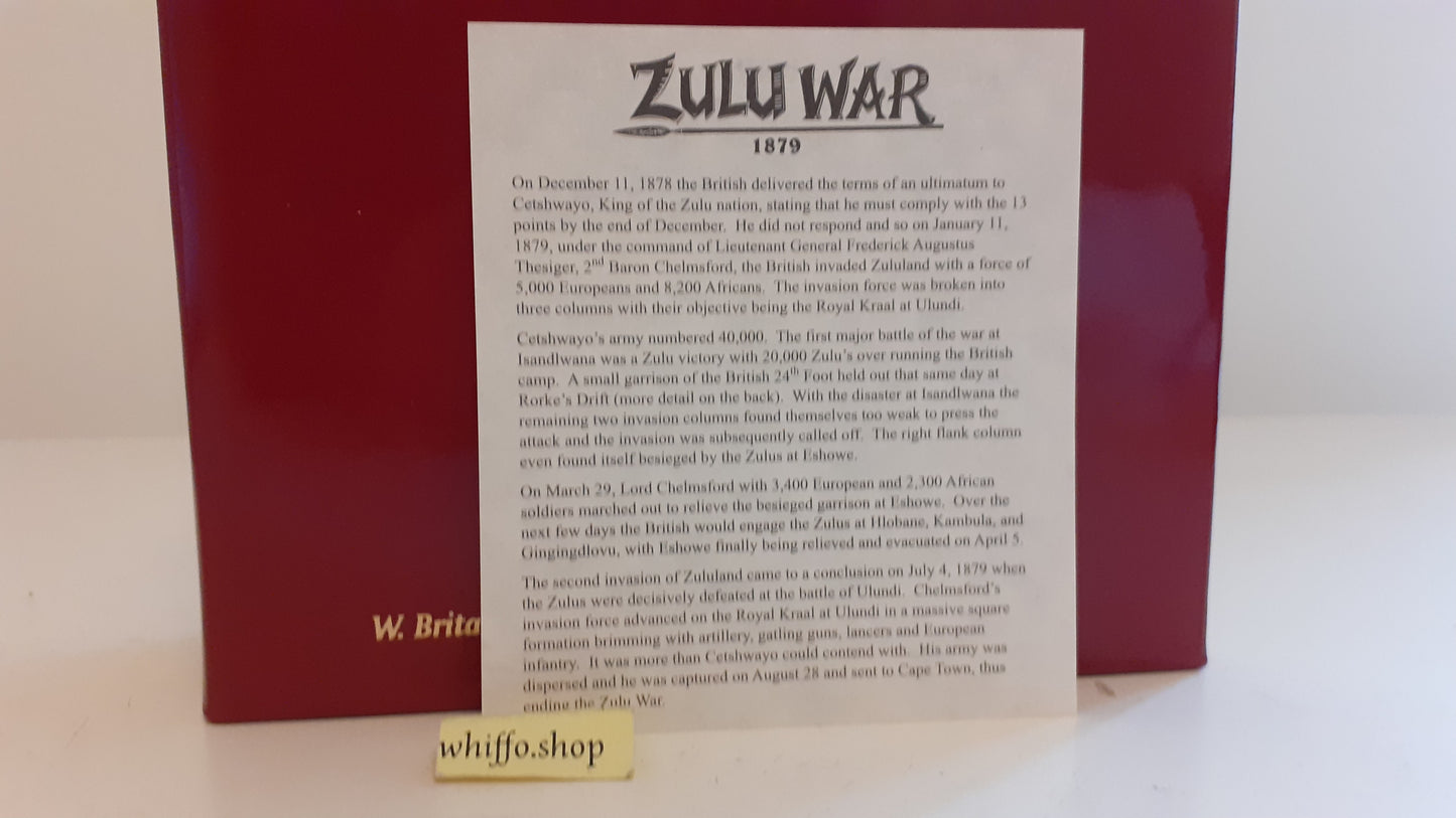BRITAINS 20023 Zulu War 24th Foot firing line 2008 1:32 S8b72
