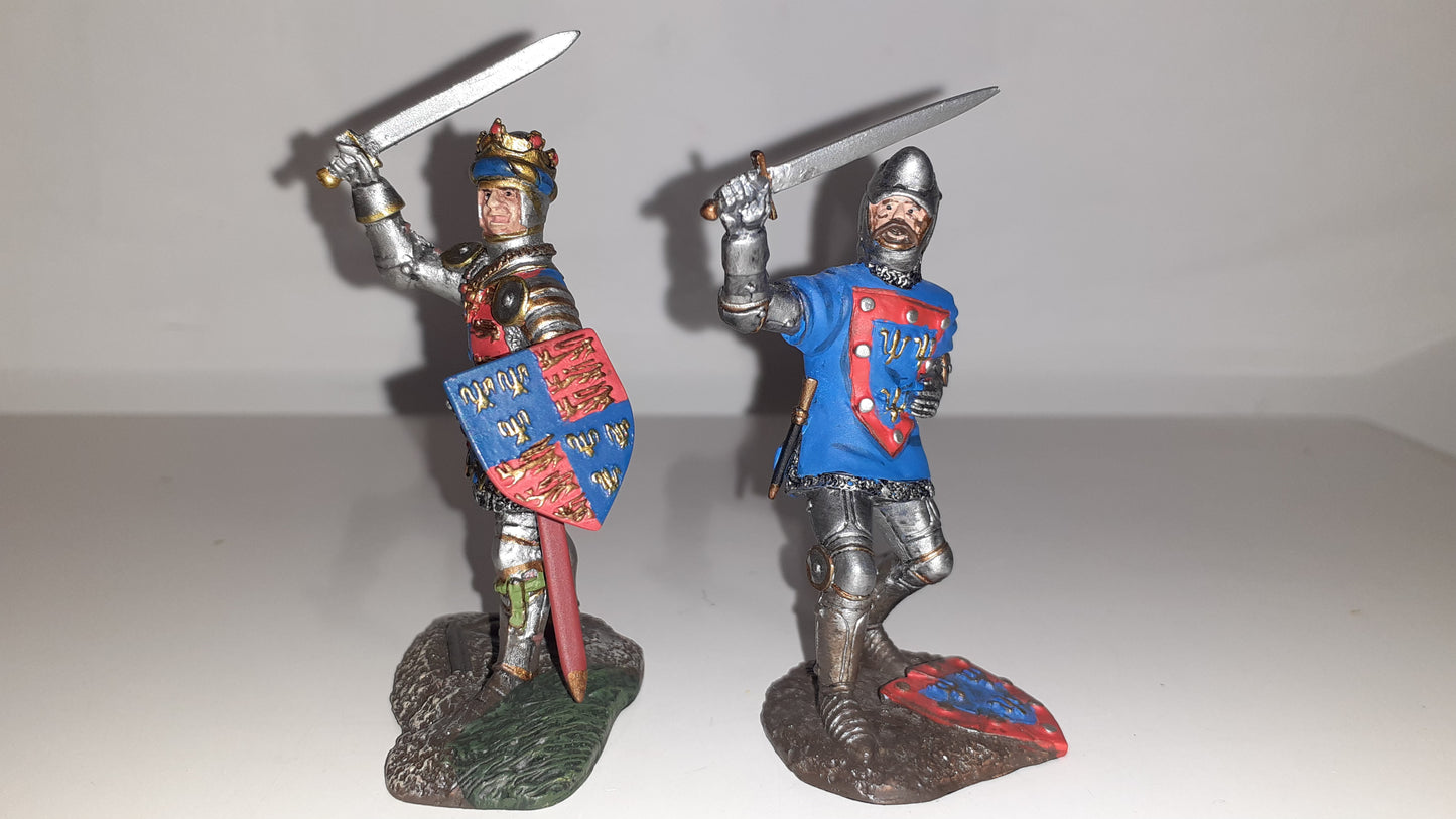BRITAINS 17809 Knights Of Agincourt Henry V Duke Alencon 2006 1:32  Wdb1