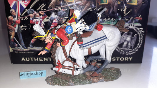 King and country Na88 Scots Greys falling 2006 Napoleonic Waterloo box S772
