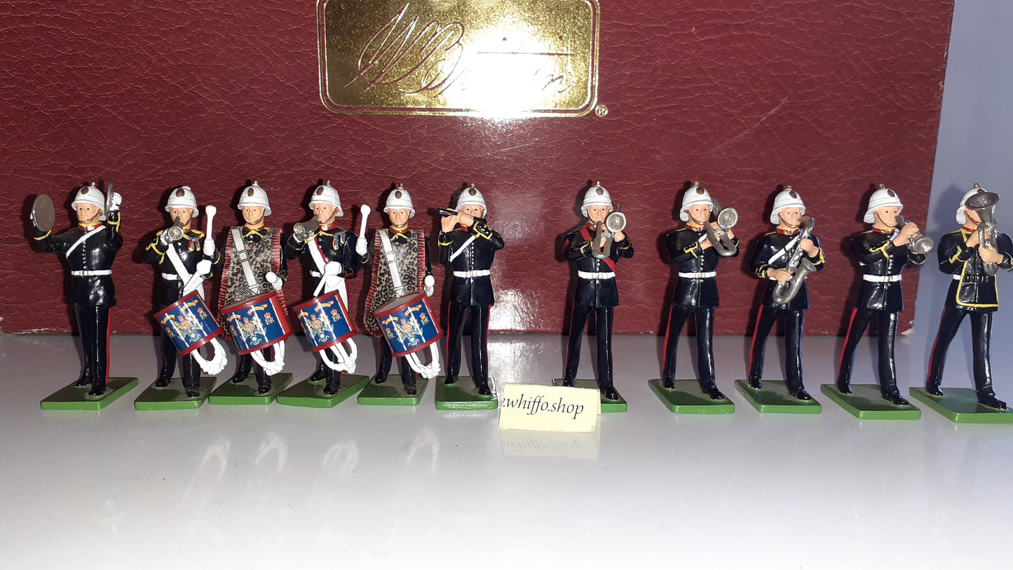 Britains 41102 2004 Ltd Edition Large Royal Marines Band boxed 1:32 S7