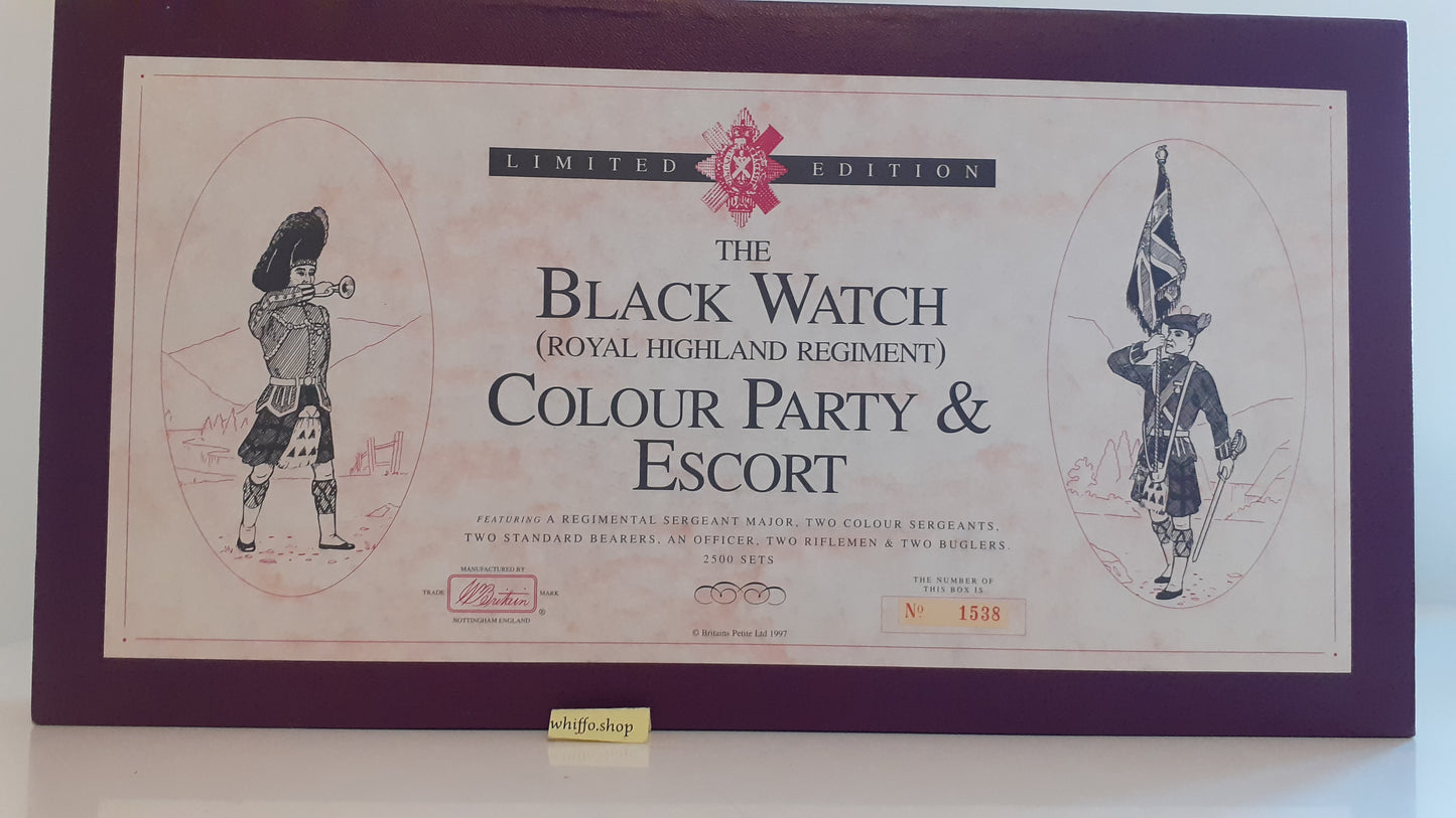 Britains limited edition black watch royal Highland regiment 1997 1:32 5297 s742