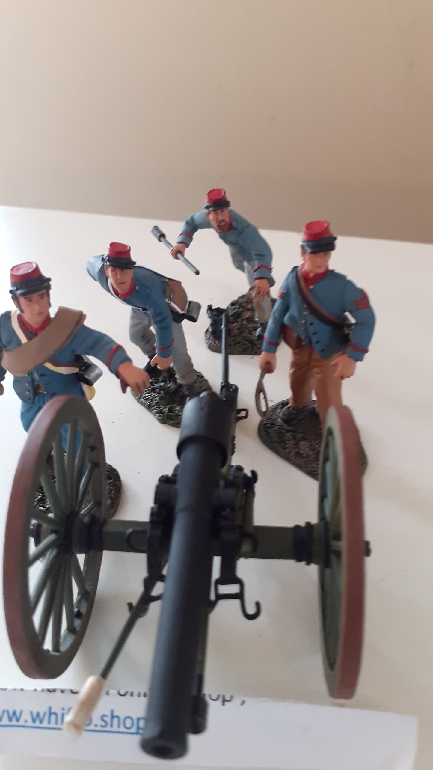 Britains 17669 2007 Acw Confederate Artillery boxed 1:32 S1