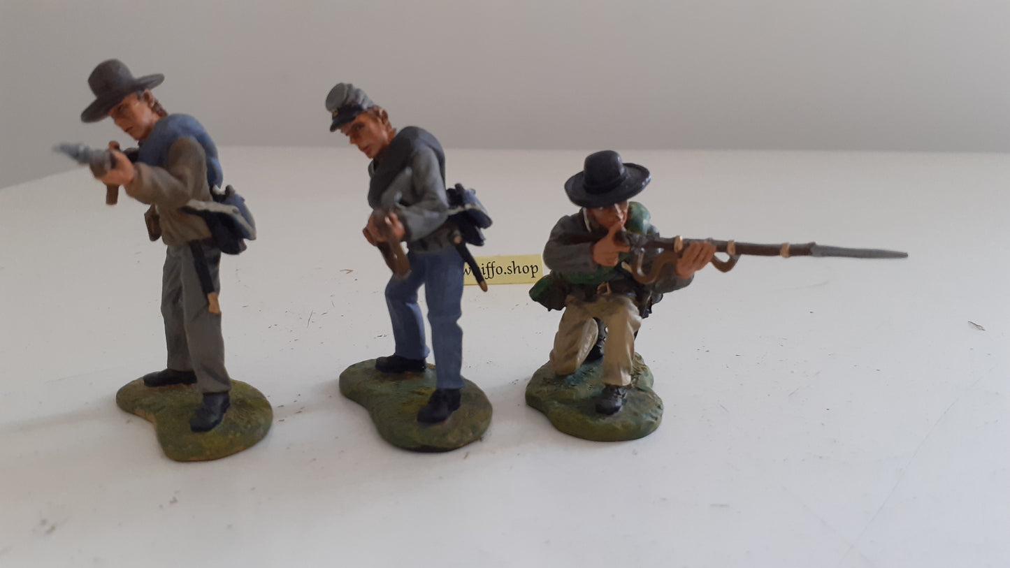 Britains 17529 2003 acw confederate infantry firingline :32  s512