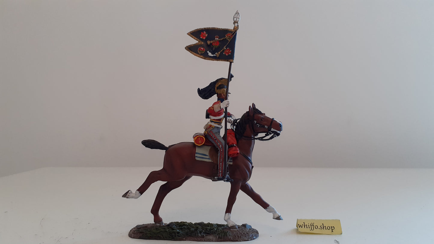 Britains Waterloo 36066 1st royal dragoons cavalry Napoleonic Guidon Bearer 2011 S8b45