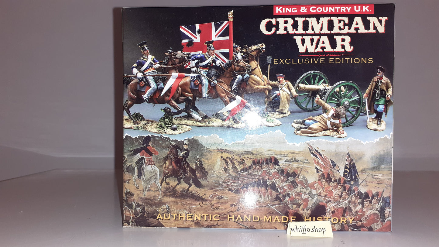 King and country Crw03 Crimean War 17th Lancer Flag Light Brigade 2007 boxd s840