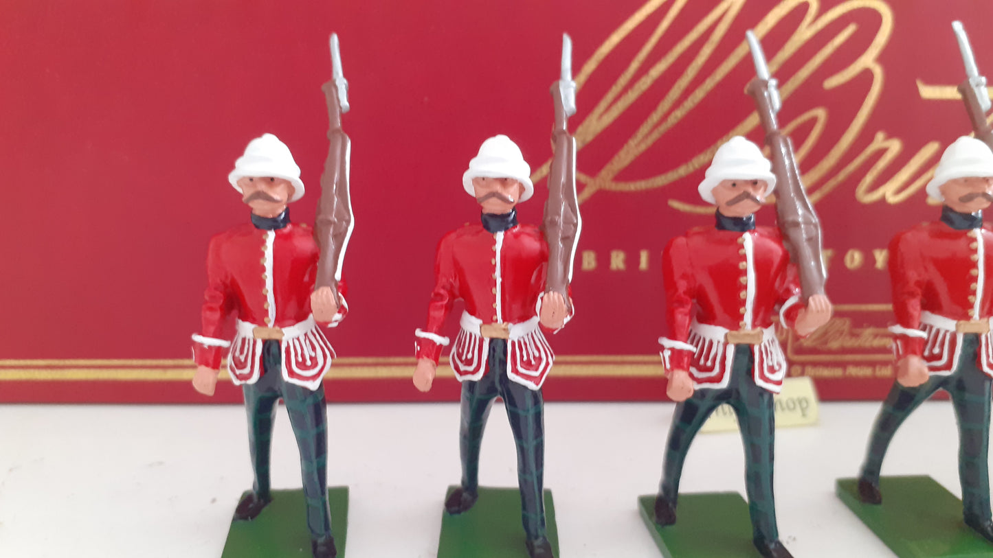 Britains 00126 royal scots marching zulu wars 1999 1:32 metal S733