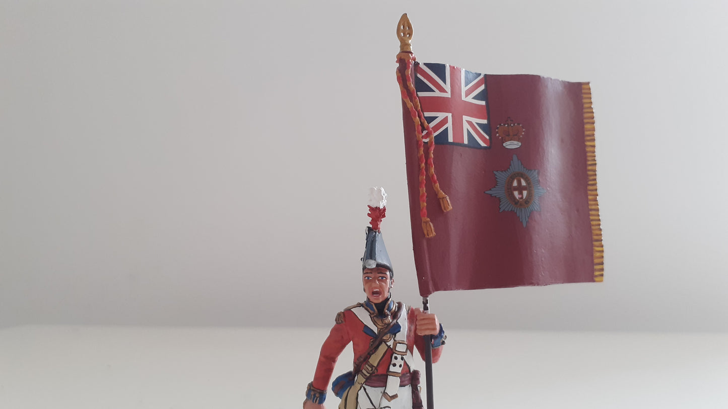 King and country Napoleonic Na126 Coldstream Guards colours flag 2007 boxd s130