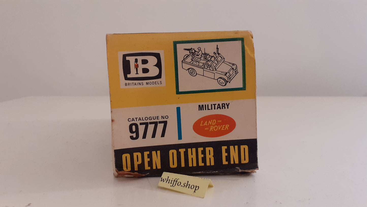 Britains Deetail 9777 Lwb Land Rover Ww2 Sas 1970s 1:32 metal boxed s864b