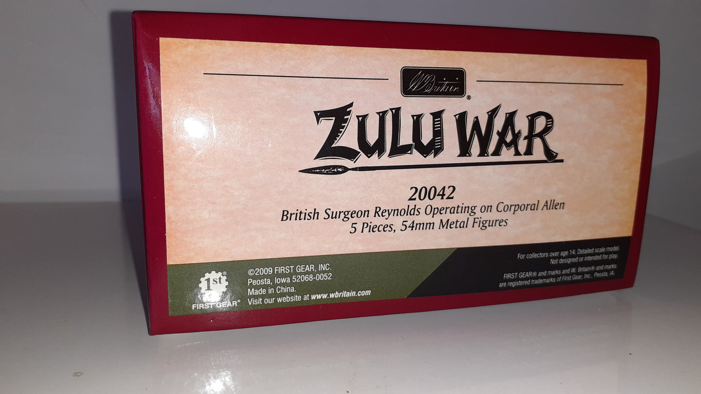 BRITAINS 20042 Zulu War Surgeon Reynolds Corp Allen 24th Foot 2009 1:32 S8