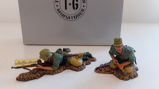 Thomas gunn ss032b ww2 german afrika korps rifle section boxed 1:30 compatible king and country s425