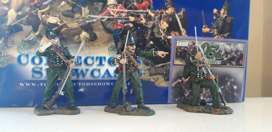 Collectors  showcase waterloo  Napoleonic hougoumont 95th rifles boxed cs00324 s145