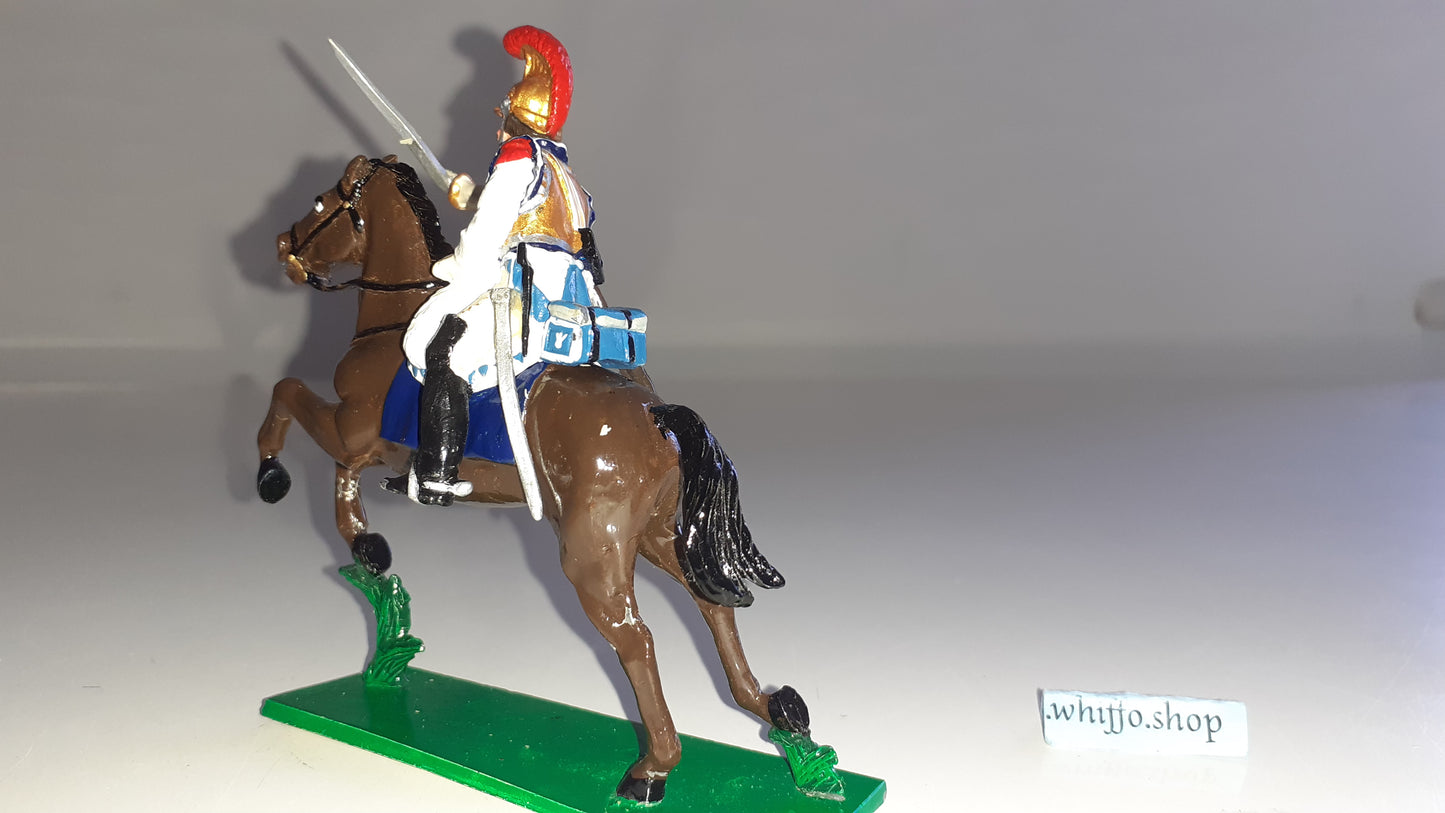 trophy miniatures 1991 Napoleonic War French Cavalry Trooper Wa11c 1:32 s842