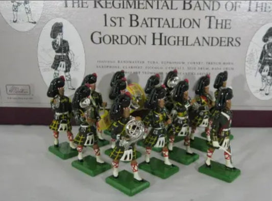 Britains Hamleys 1st Battalion Gordon Highlanders Regimental 1997 boxed Ltd S7