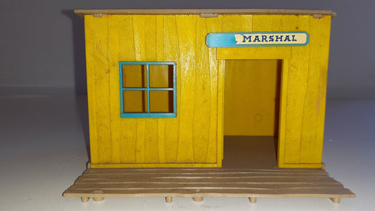 Timpo acw Wild West Building  1970s Plastic Missing Parts 1:32