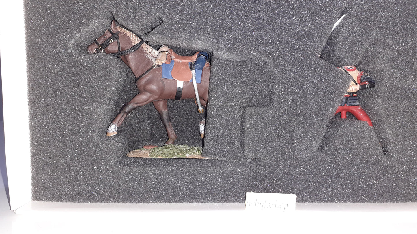 Britains ww1 23005 2009 French Cuirassier Officer Cavalry 1914  metal boxd S7