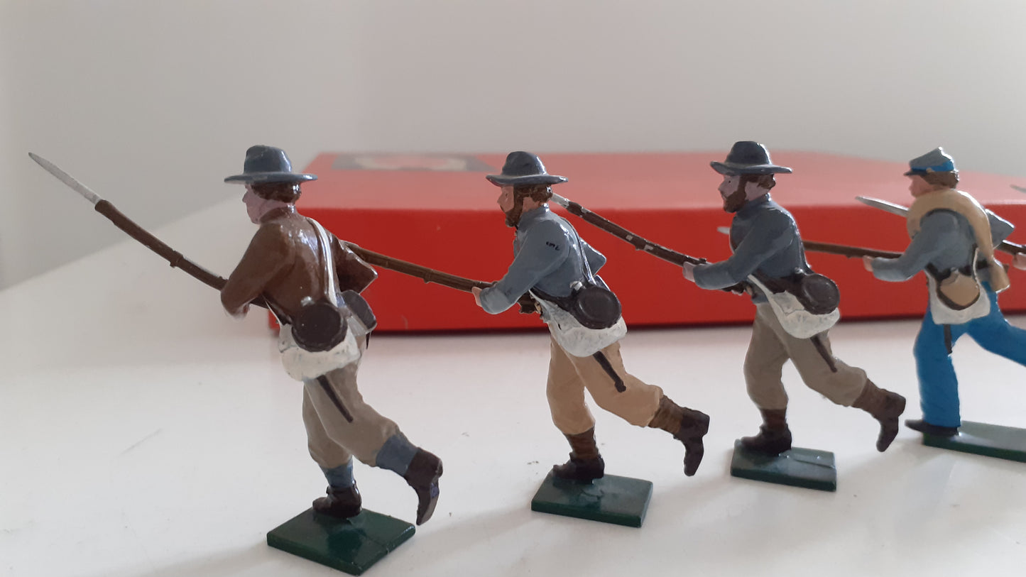 tradition 916 acw confederate charging infantry 1995 made 1:32 metal S450