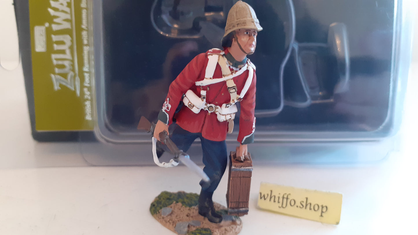 Britains 20064 24th foot Zulu War 2009 running ammo box boxed b525