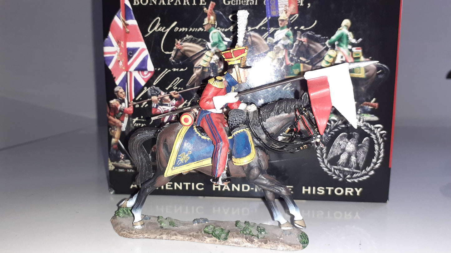 King and country Waterloo Napoleonic Dutch Lancer boxd 1:30 Na166 S560