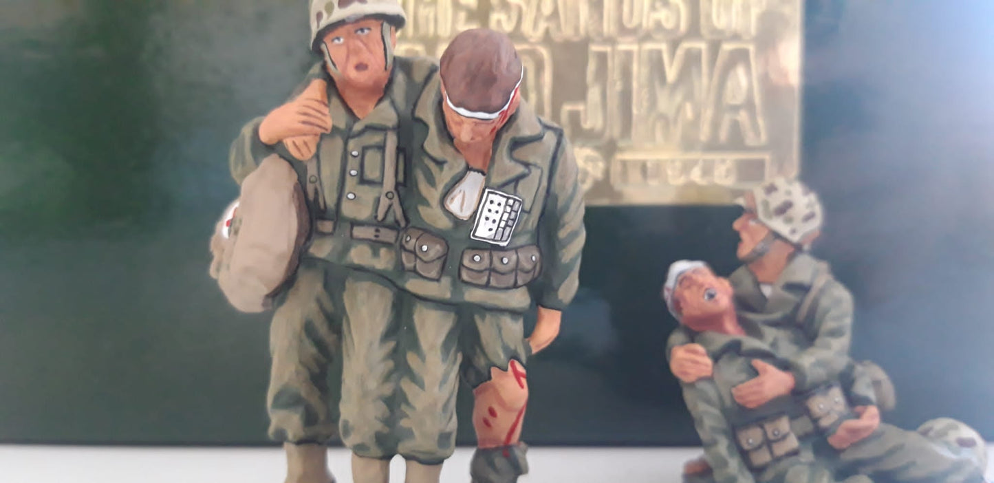 King and country ww2 iwj12 usmc Casualties iwo jima 1999 boxed S154