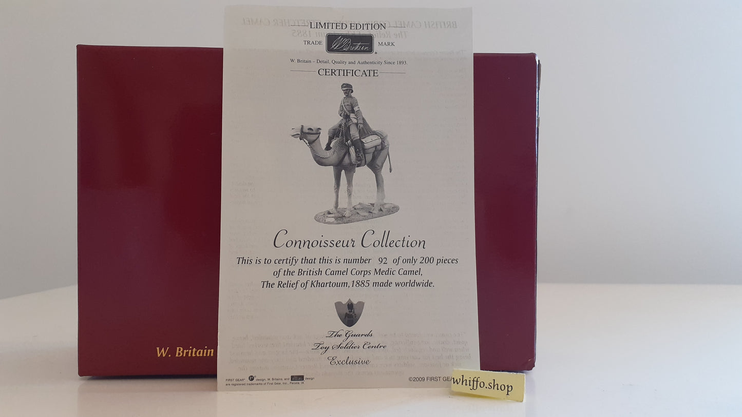 Britains Sudan Nile Camel Corps Medic Only 200 Made 2009  1:32 metal S635