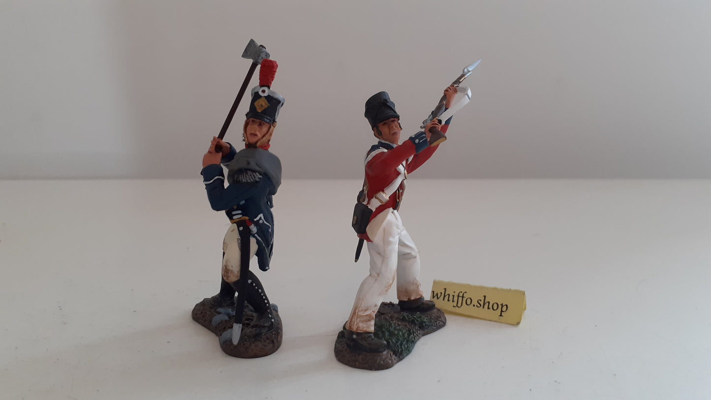 britains 17881 lt legros napoleonic hougoumont Waterloo coldstream 2007 box s533