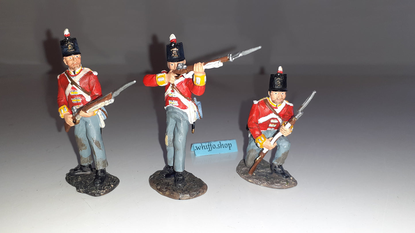 Britains 17258 2001 British 28th Foot Waterloo Napoleonic 1:32 metal boxed  S8b for sale