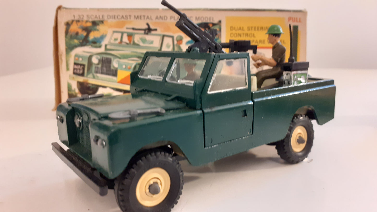 Britains Deetail 9777 Lwb Land Rover Ww2 Sas 1970s 1:32 metal boxed s864b