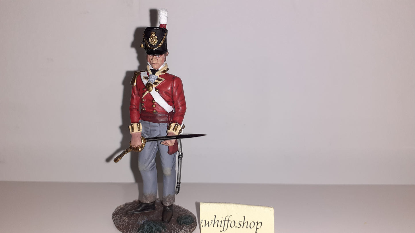 Britains 36096 2013 44th Foot Officer Waterloo Napoleonic  boxed 1:32 B10