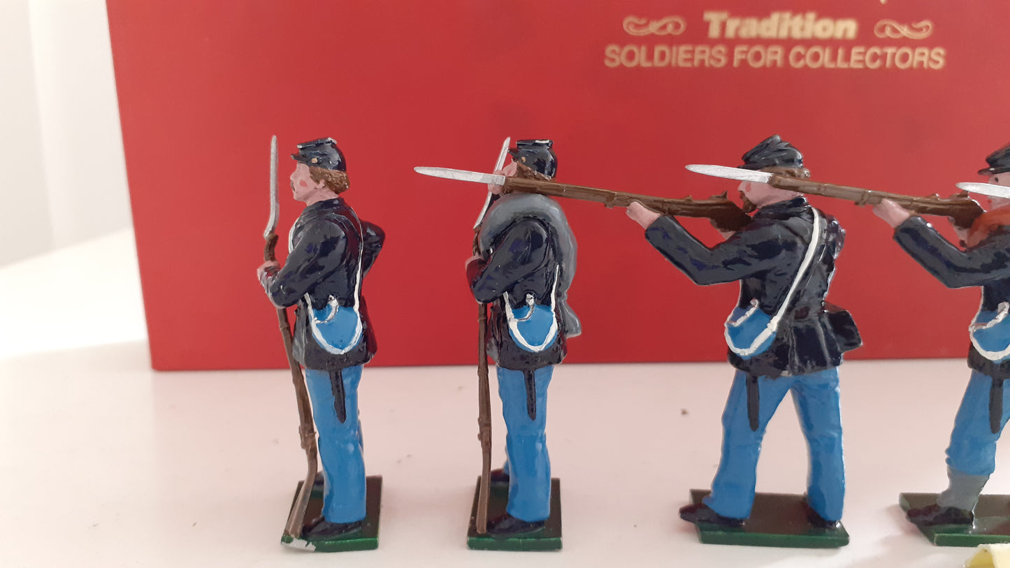 tradition 904 acw union infantry 1995 made 1:32 metal S450