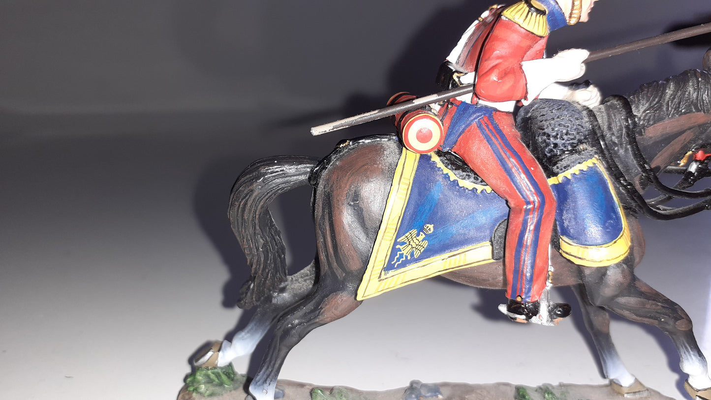 King and country Waterloo Napoleonic Dutch Lancer boxd 1:30 Na166 S560