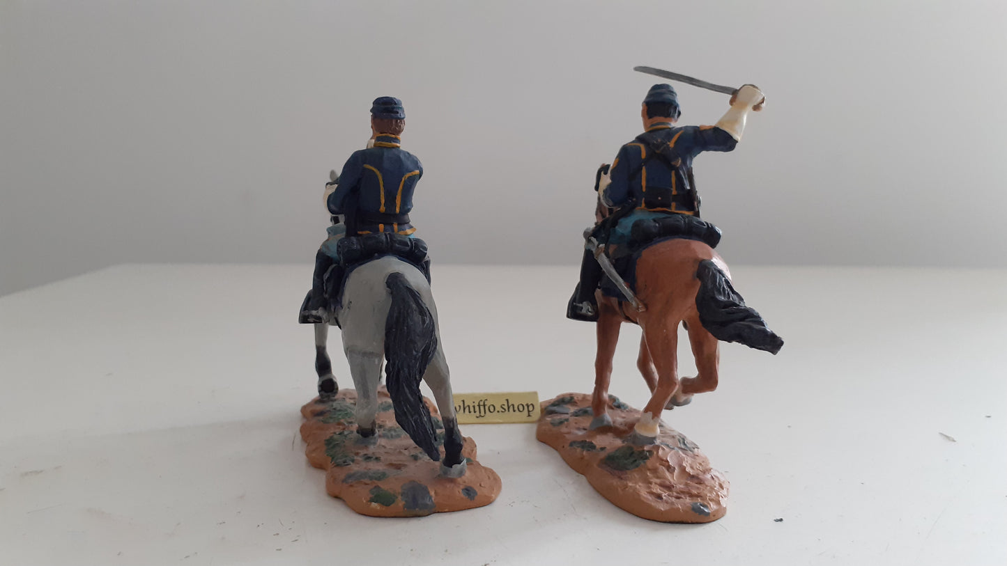 Britains 17399 acw union cavalry bugler sergeant 2002 made 1:32 metal S515