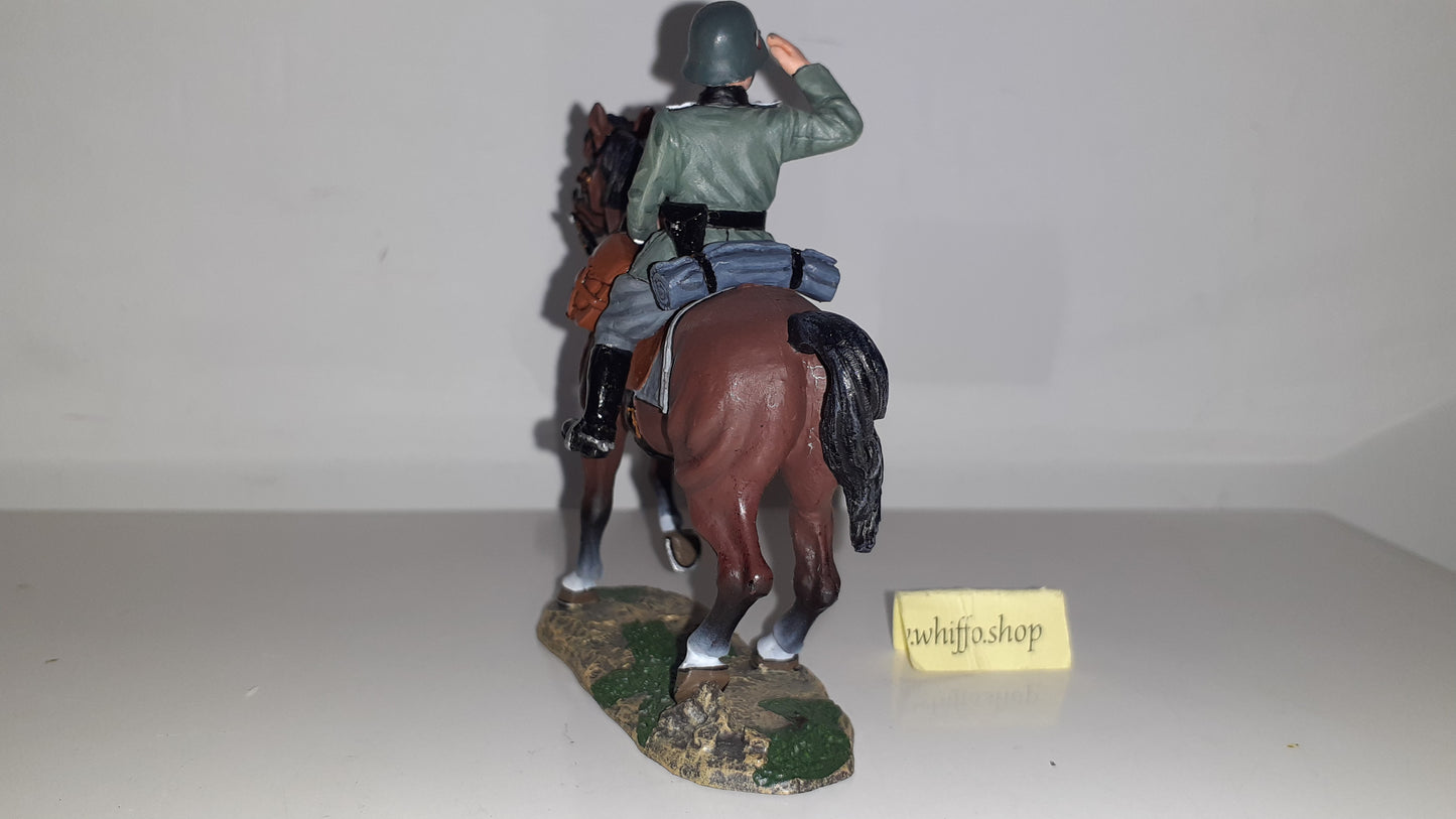 King and country fob056 German Ww2 Wehrmacht Mounted Officer boxed 1:30 S6
