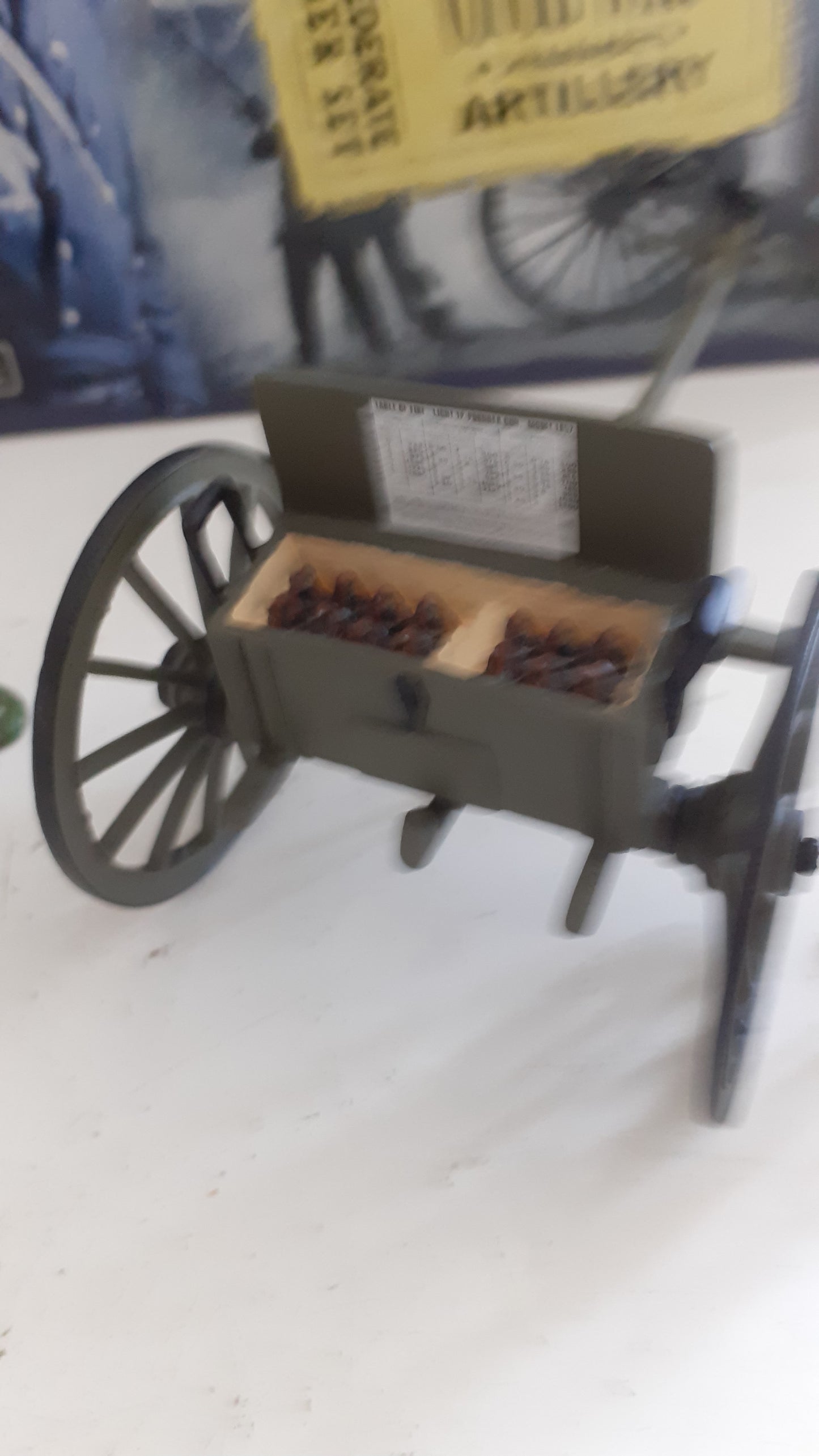 Britains 17432 2003 acw confederate limber set artillery  1:32  s512