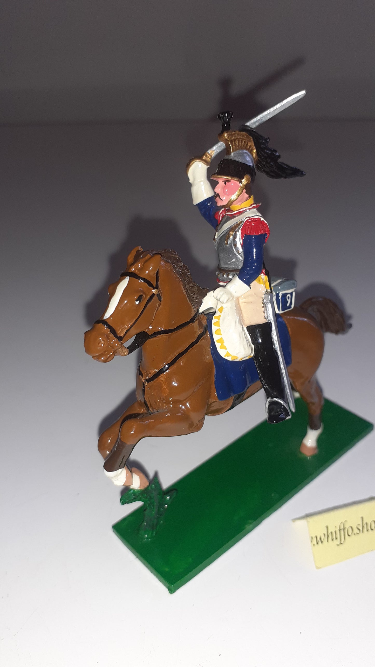 Early trophy miniatures 1991 Napoleonic War French Cuirassier Wa10a 1:32 s2