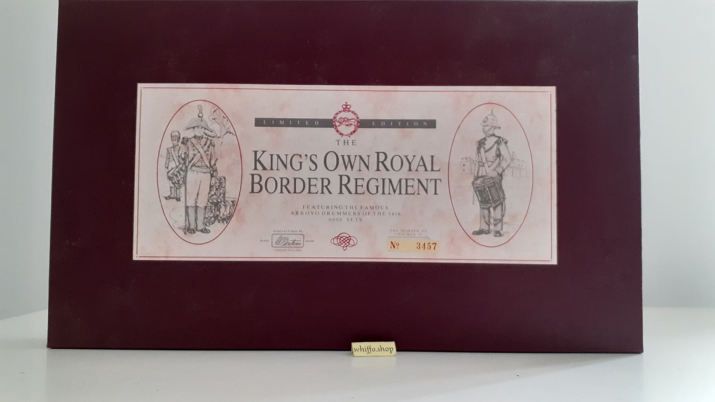 britains 5292 1992 limited edition kings own royal border regiment s724