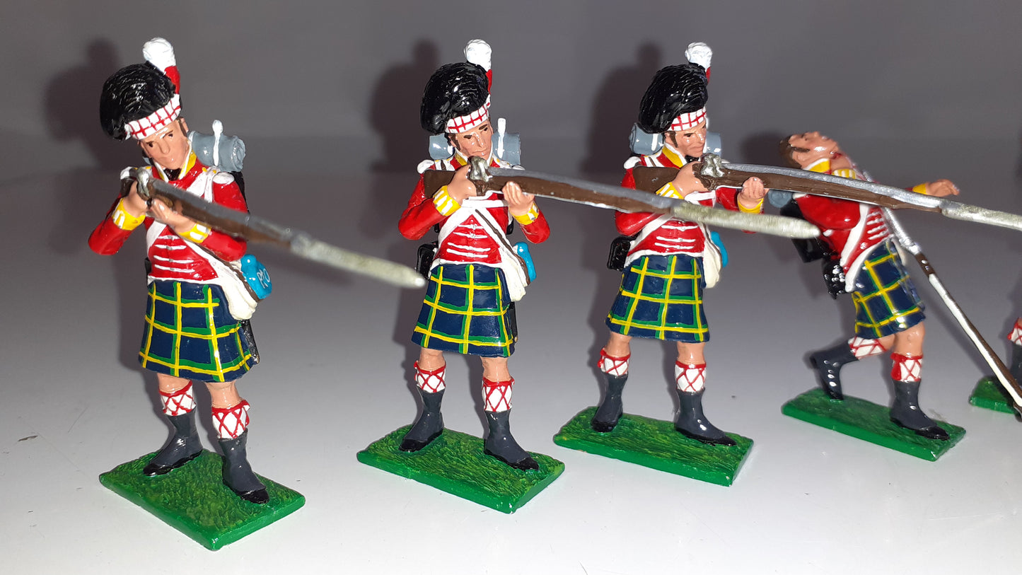 Little Legion Napoleonic Waterloo Gordon Highlanders Wb19 Box 1:32 metal S7