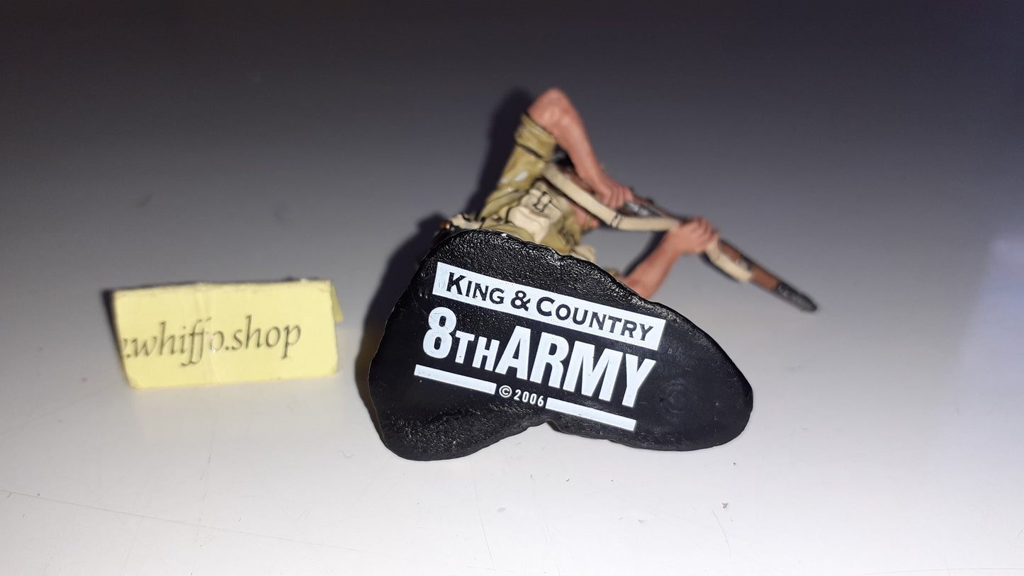 King and country ww2 8th Army Returning Fire 2006 no box Ea15 w13