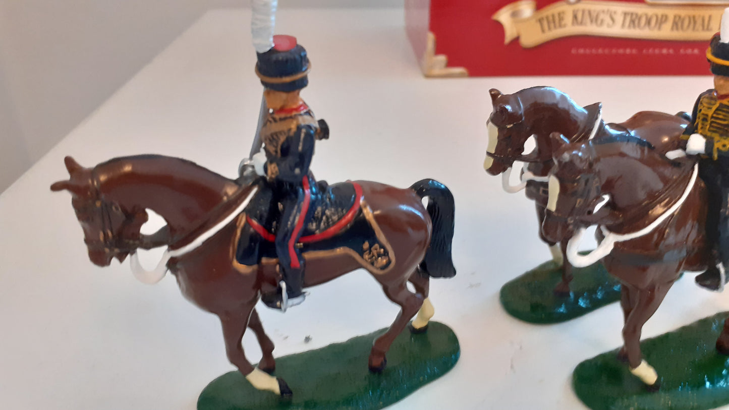 Britains 40188 Kings Troop Royal Horse Artillery 2001 1:32 metal wdb84