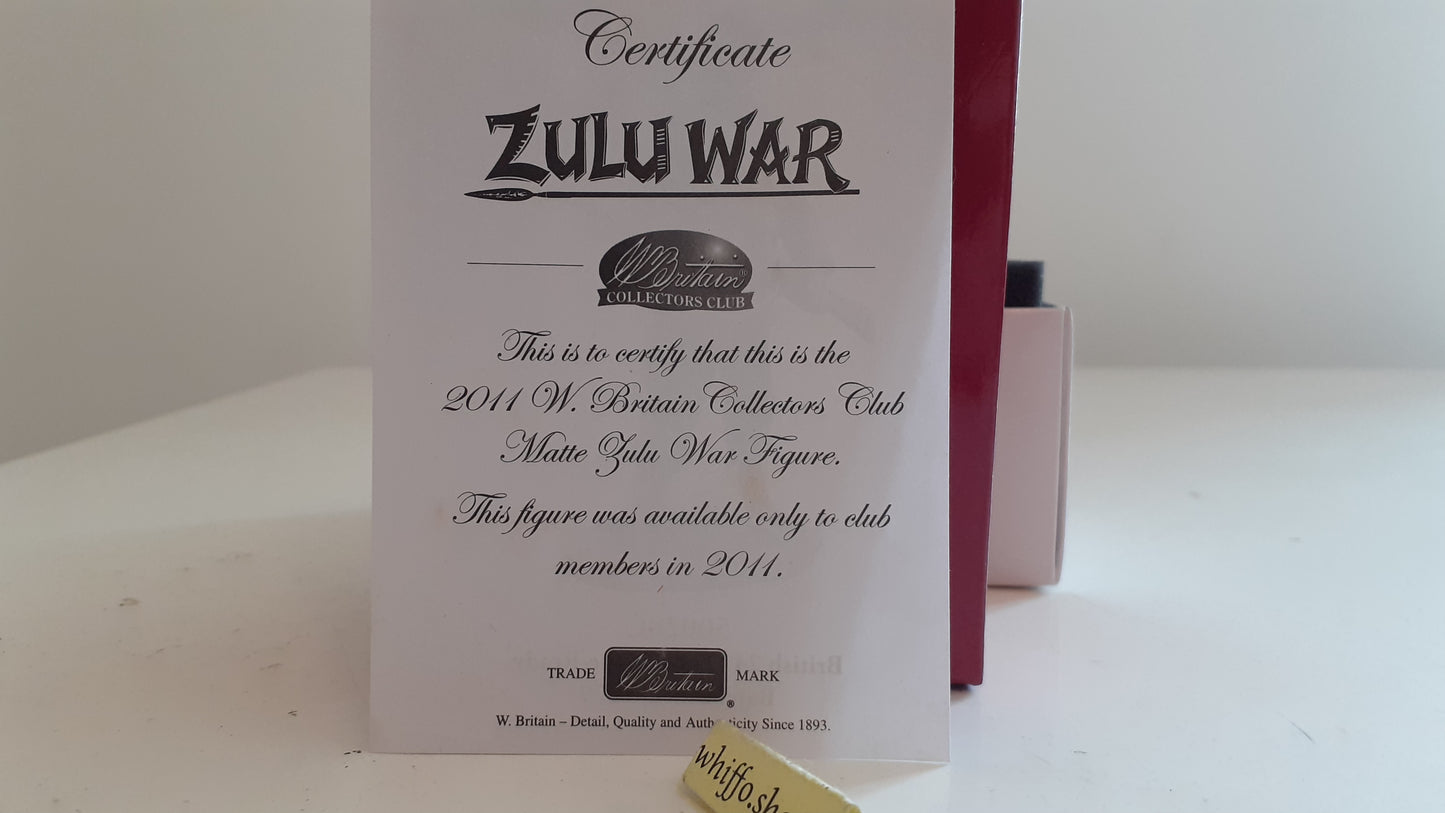 Britains 50028c collectors club fig 24th foot Zulu War  2011 boxed b1225