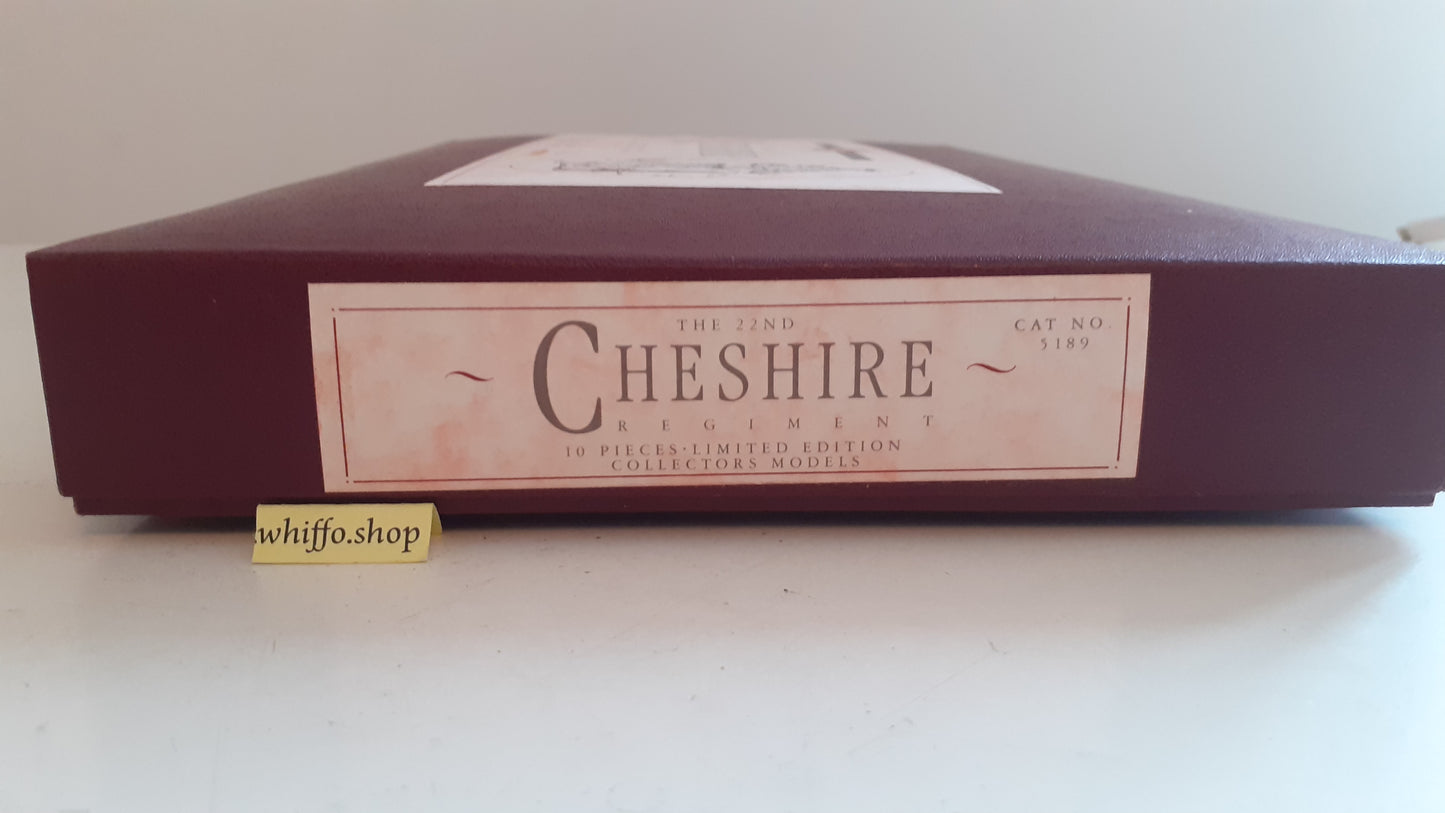 Britains 5189 22nd Cheshire regiment only limited edition made 1989 1:32 s127