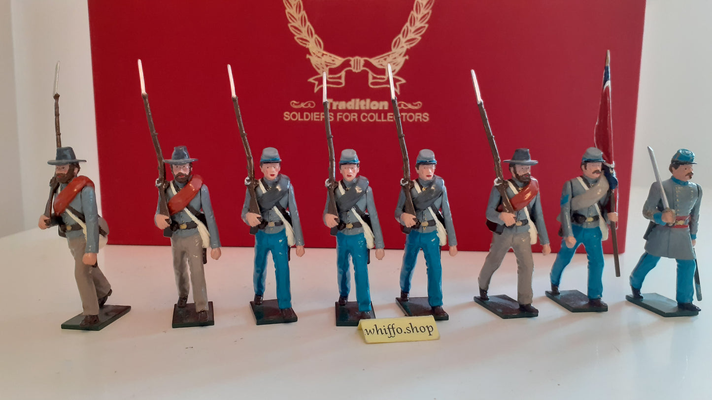 tradition 916 acw confederate infantry 1995 made 1:32 metal S450
