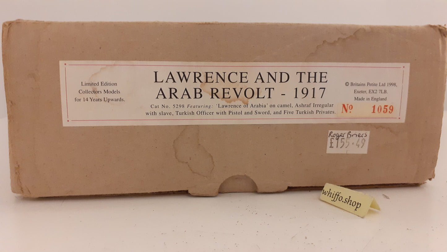 Britains limited edition 5298 Lawrence Of Arabia arab revolt camels 1998 S775