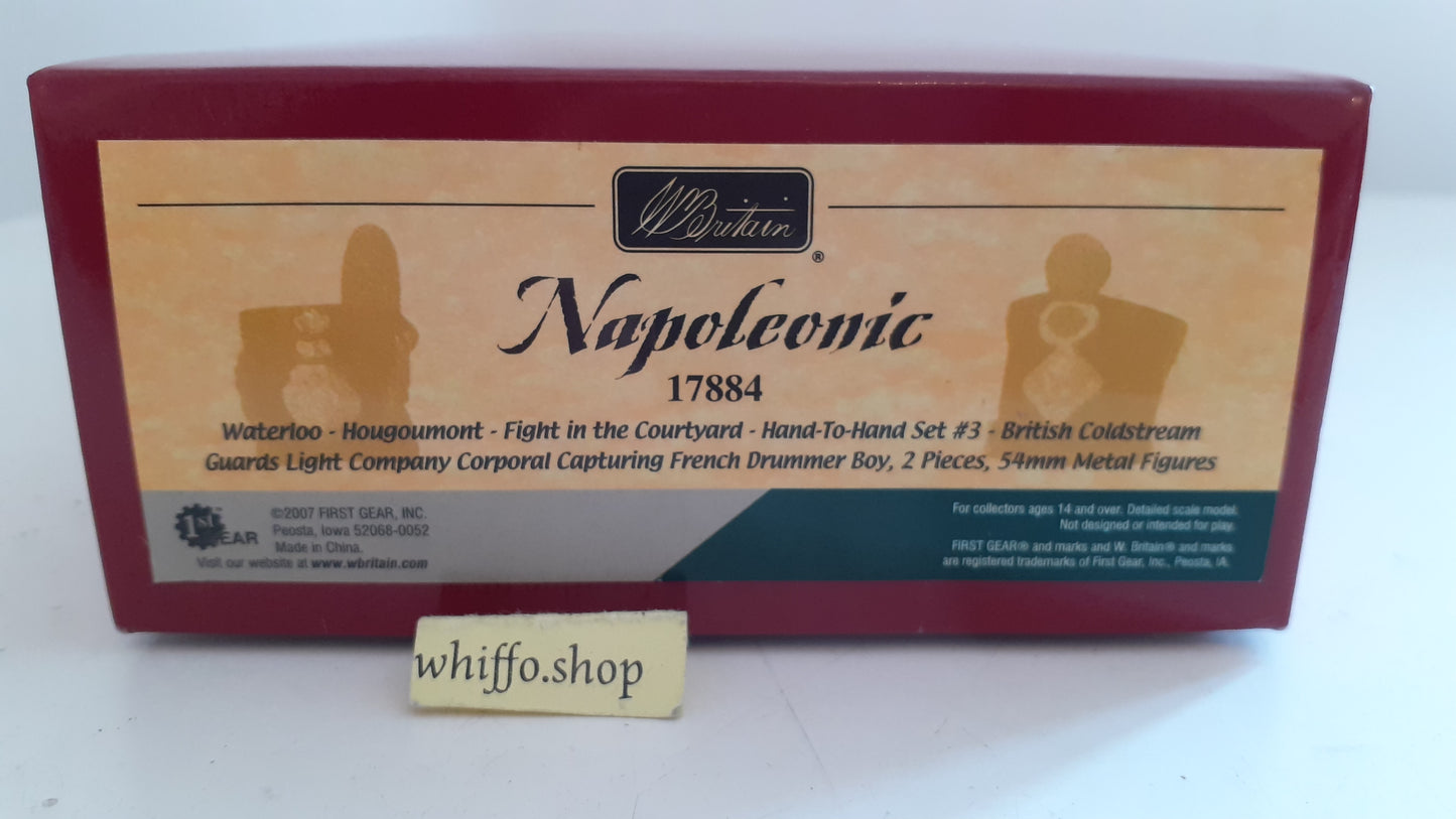 britains 17884 drummer  napoleonic hougoumont Waterloo coldstream 2007 box s533