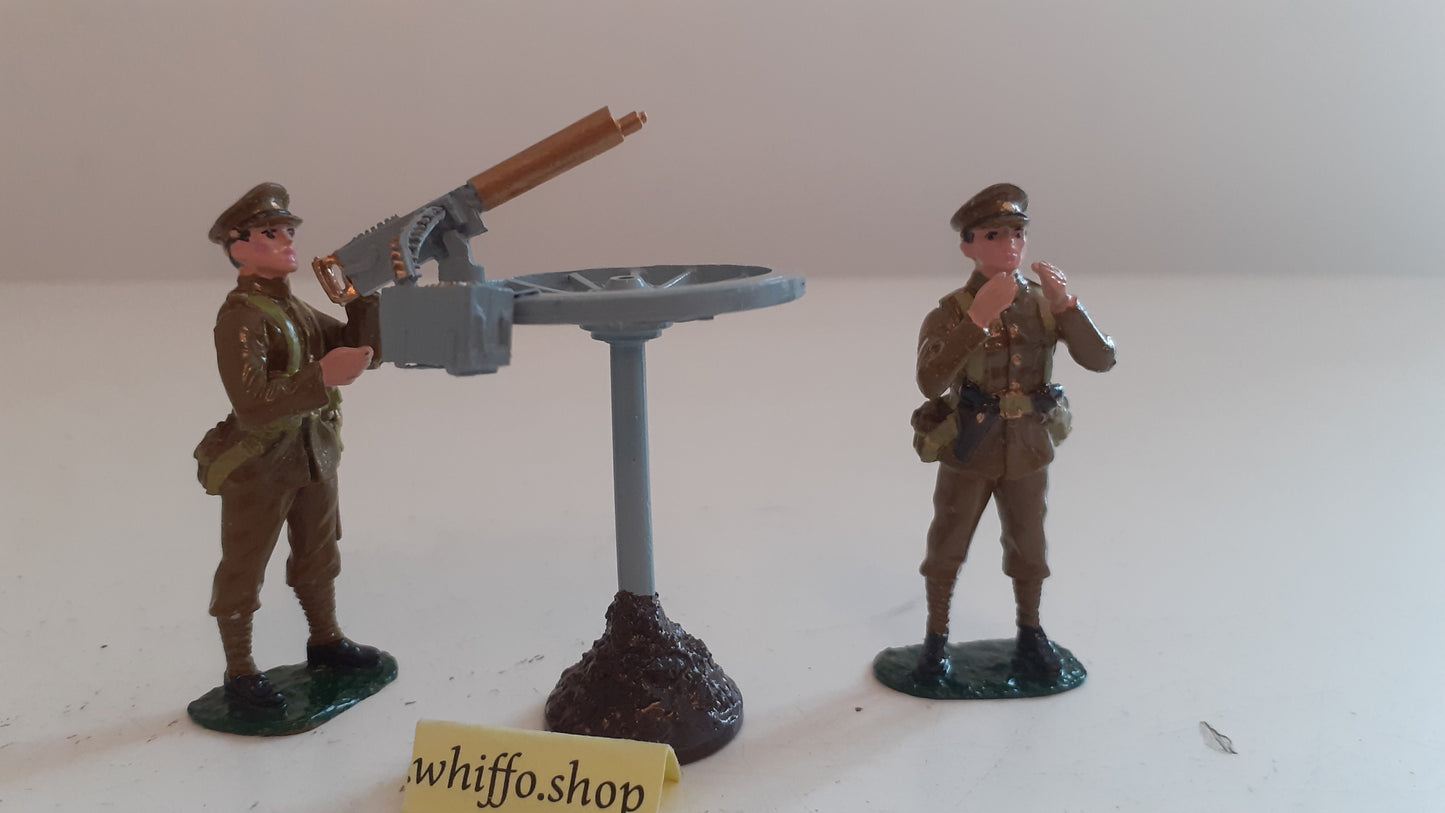 britains 8911 ww1 ww2 vickers maxim machine gun 2001 1:32 s124